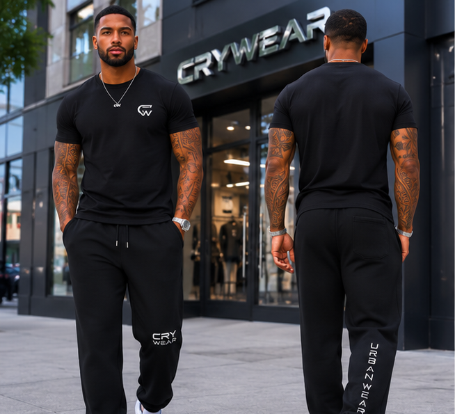 CRYWEAR HEAVYWEIGHT FLEECE SWEATPANTS