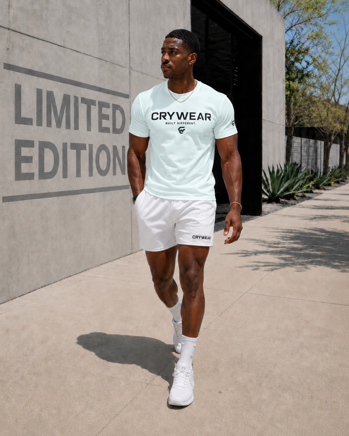 Crywear Built Different Men’s Fitted Tee