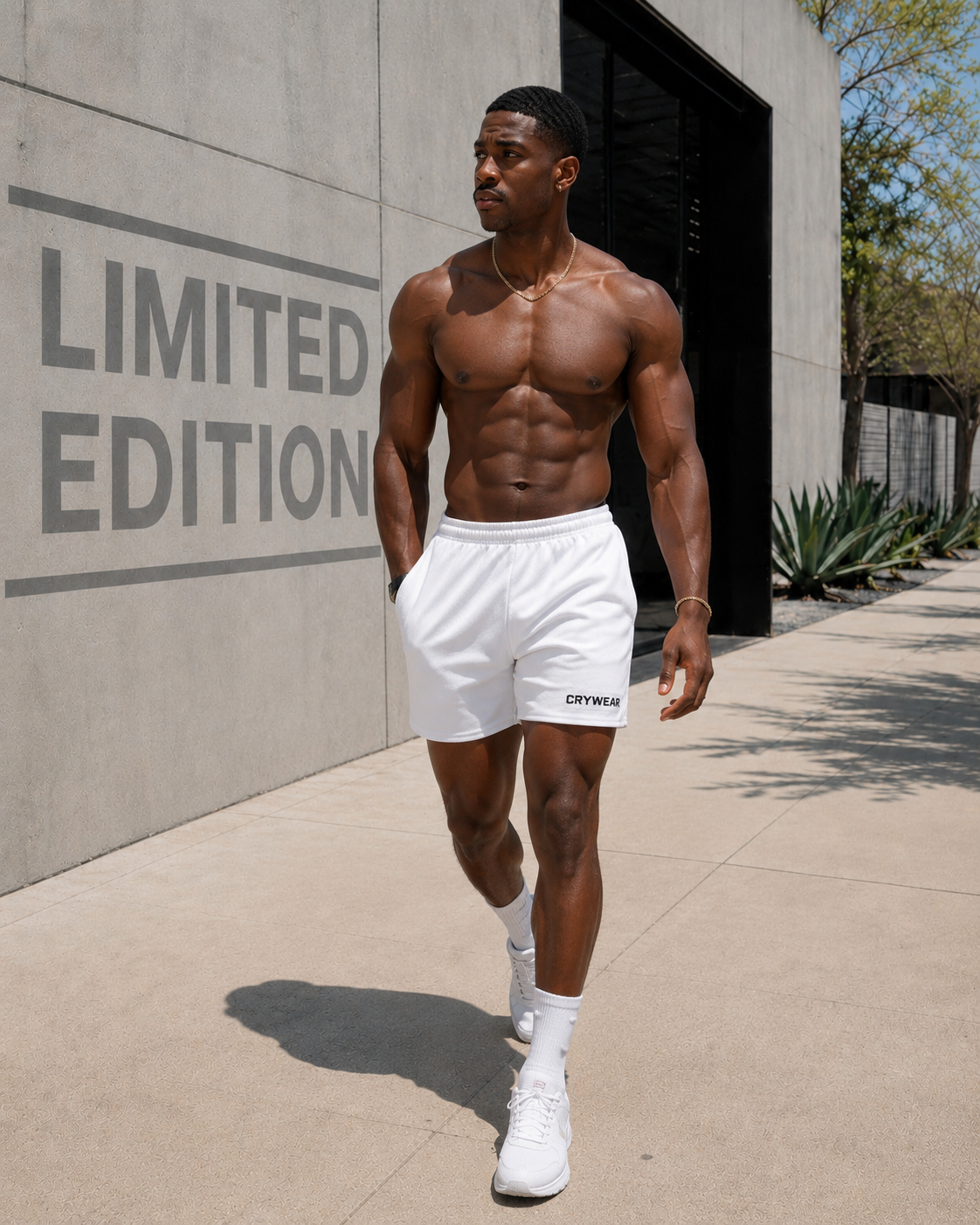 Crywear Logo Unisex Mesh Shorts