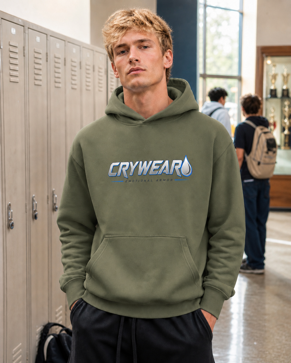 Crywear Emotional Armor Unisex Relaxed Hoodie