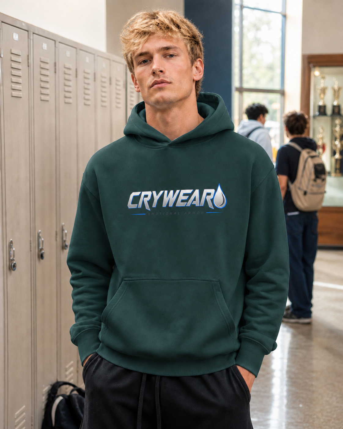 Crywear Emotional Armor Unisex Relaxed Hoodie