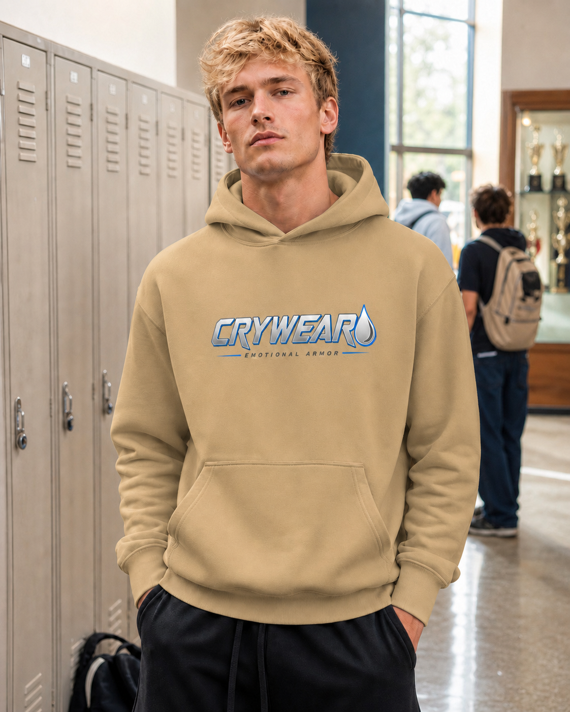 Crywear Emotional Armor Unisex Relaxed Hoodie