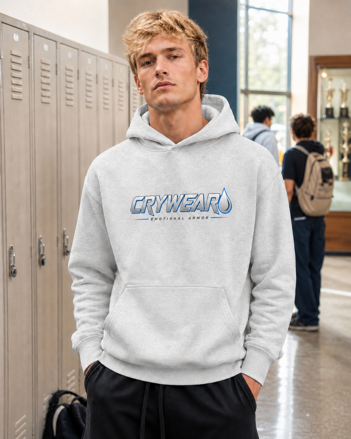 Crywear Emotional Armor Unisex Relaxed Hoodie