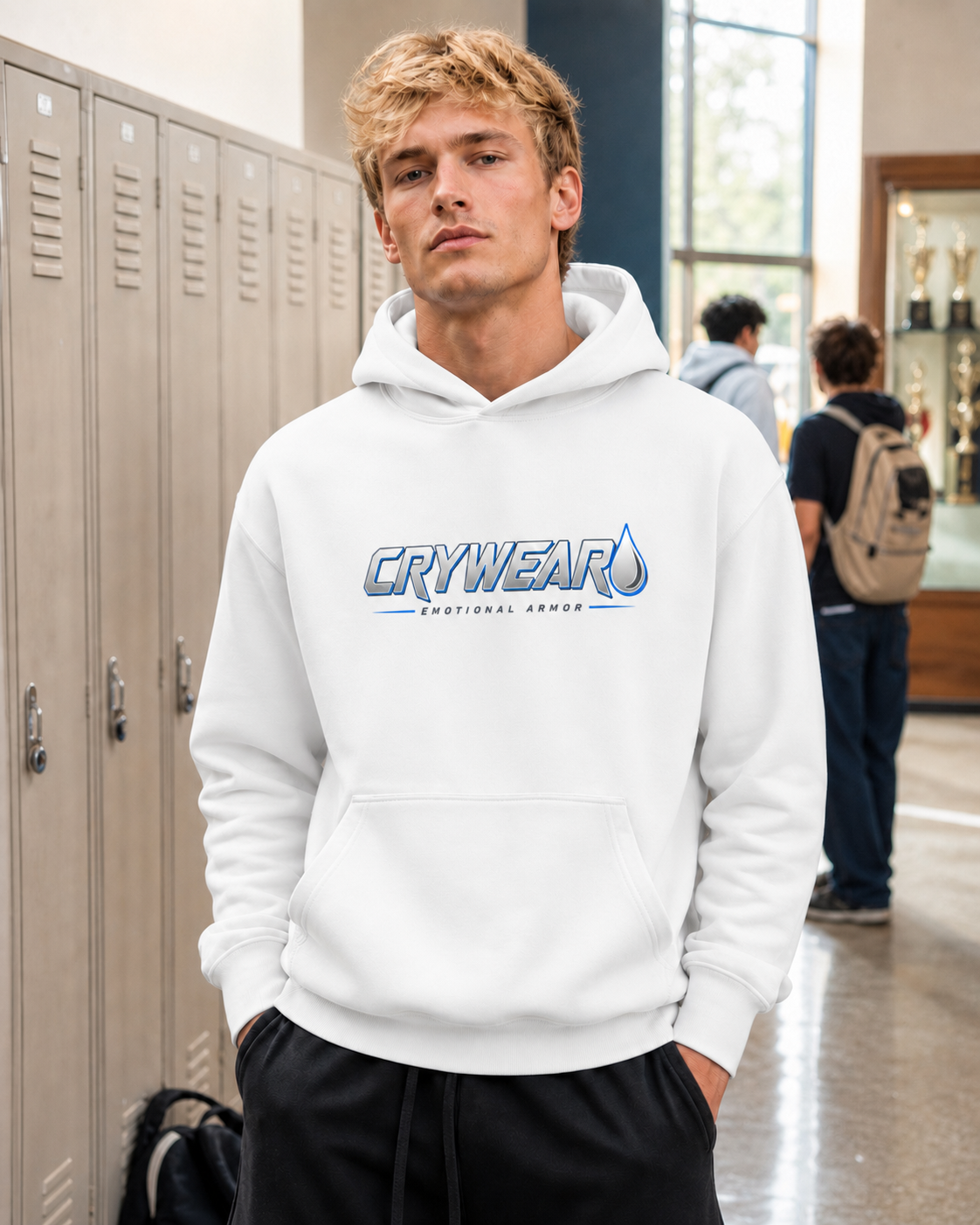 Crywear Emotional Armor Unisex Relaxed Hoodie