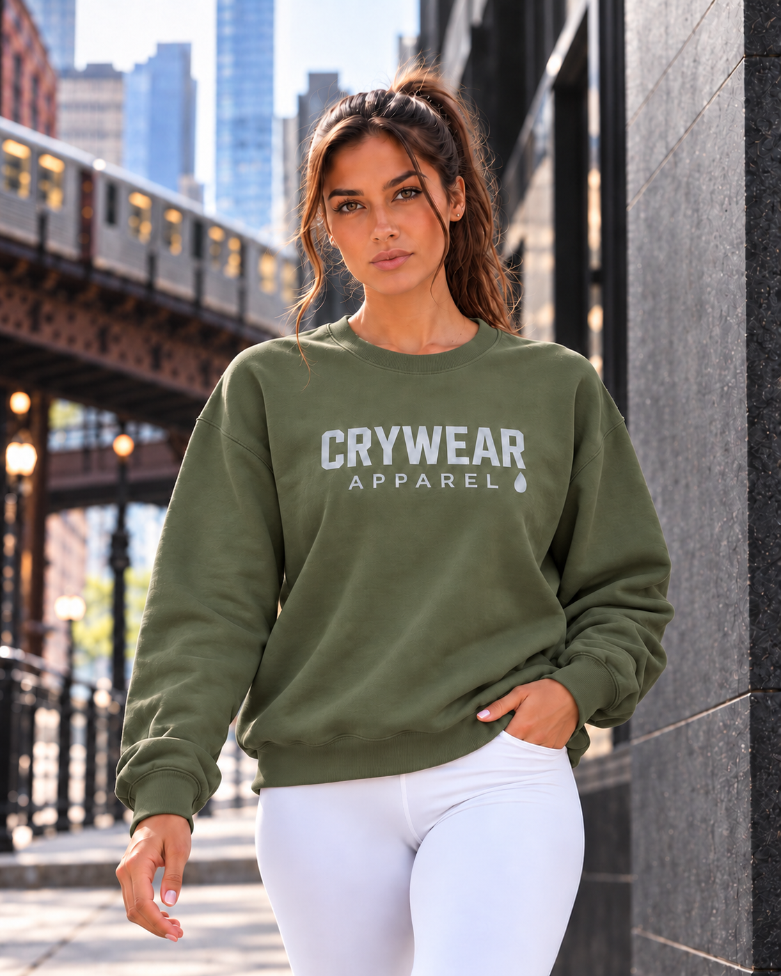 CRYWEAR Apparel Classic Crewneck Sweatshirt