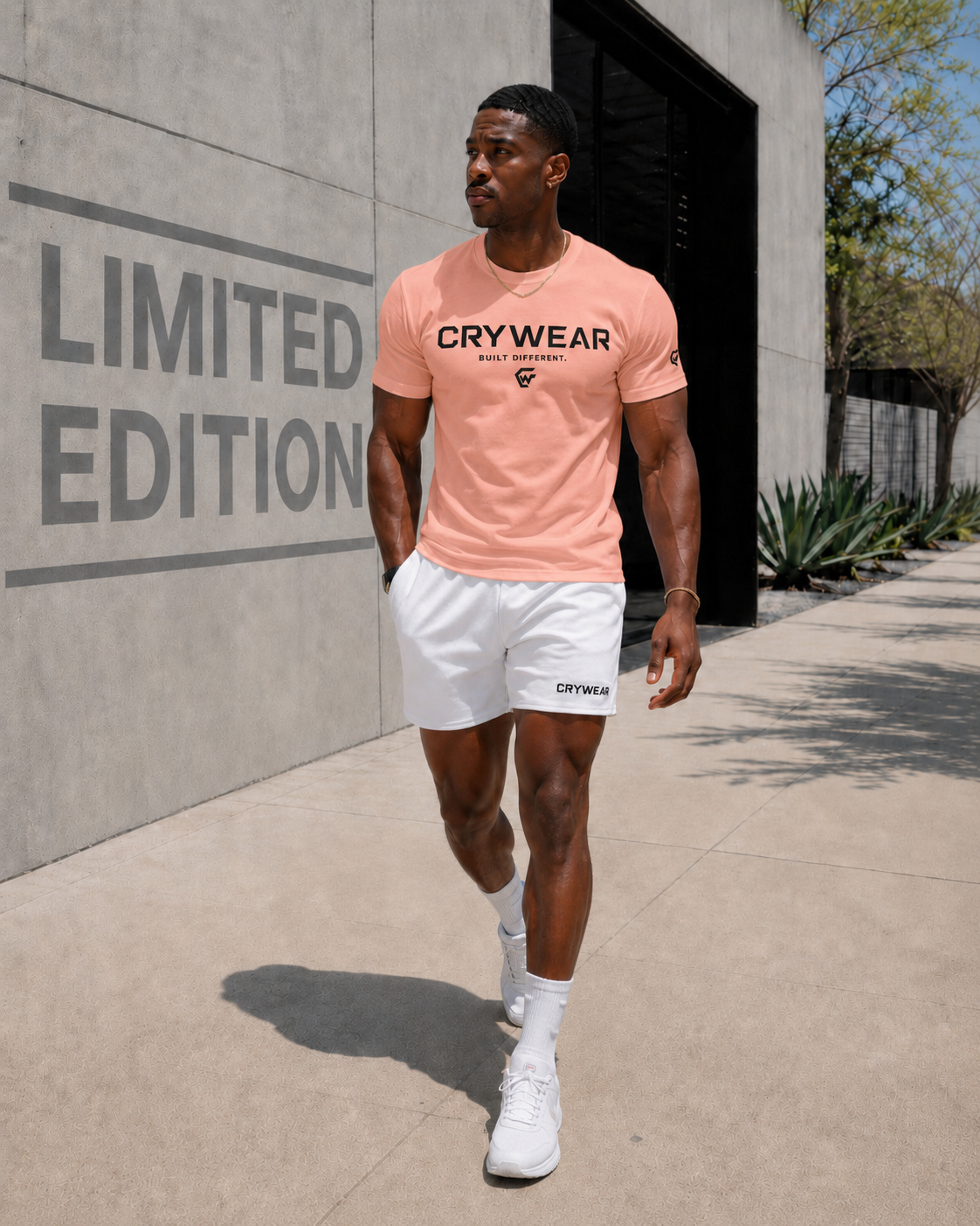 Crywear Built Different Men’s Fitted Tee