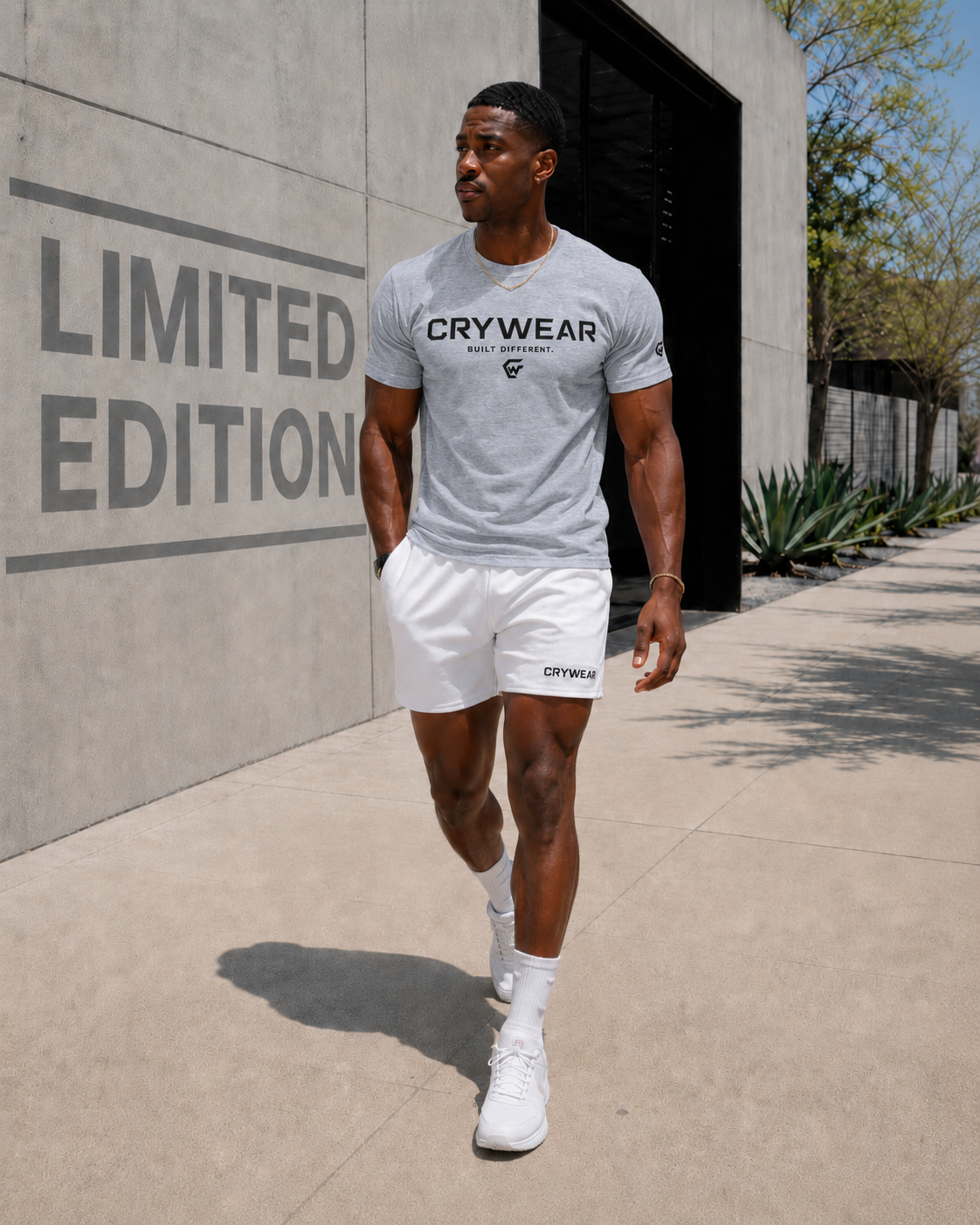 Crywear Built Different Men’s Fitted Tee