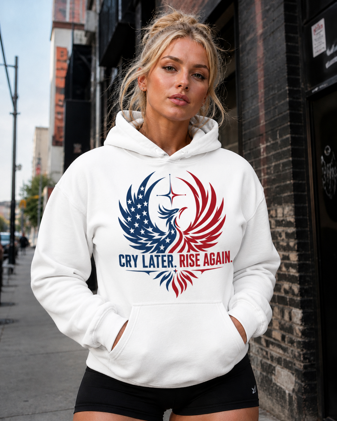 Cry Later Rise Again Unisex Heavy Blend Hoodie
