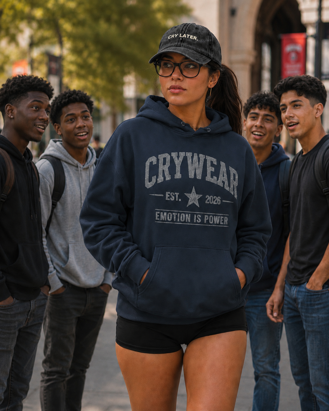 Crywear Emotion Is Power Premium Mid-Weight Unisex Hoodie