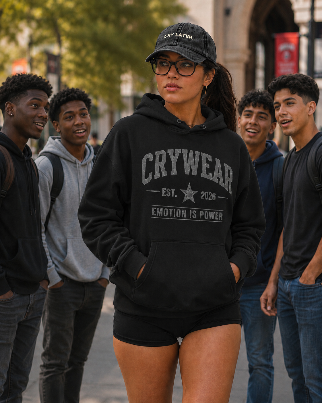 Crywear Emotion Is Power Premium Mid-Weight Unisex Hoodie