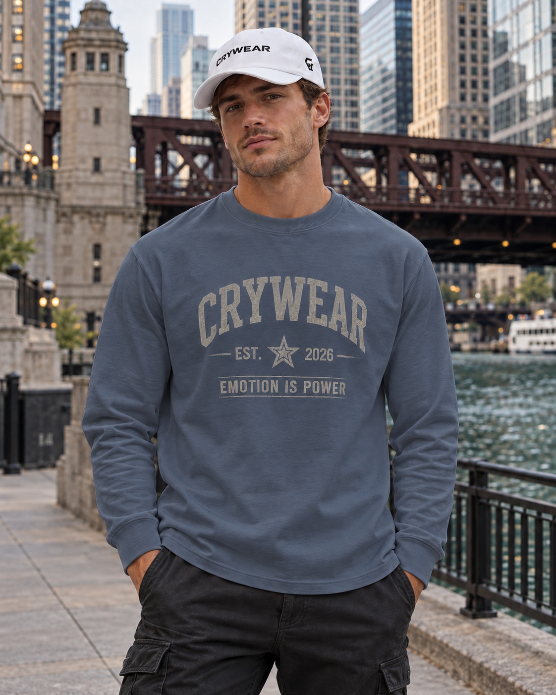 CRYWEAR Heritage Heavyweight Long-Sleeve Tee