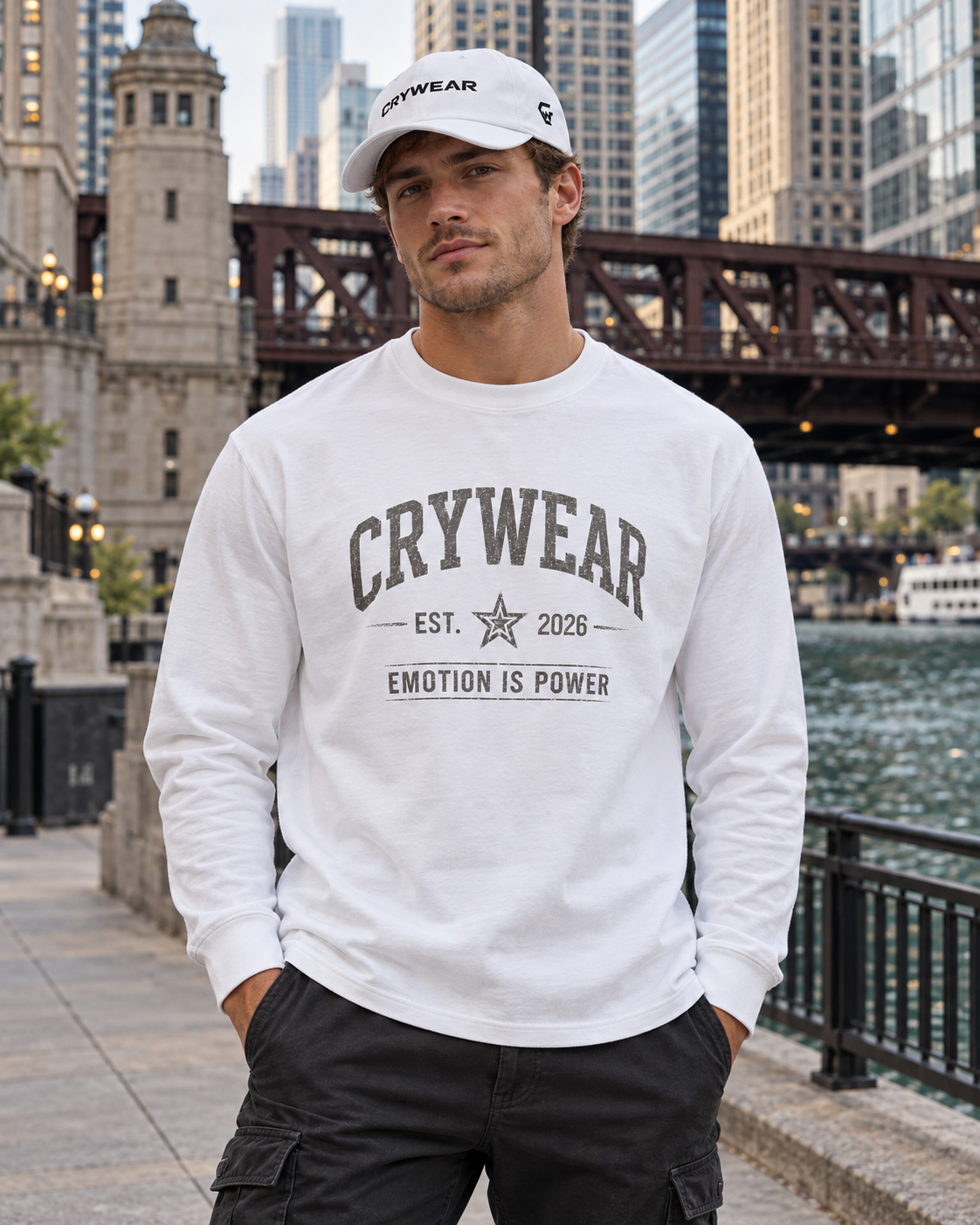 CRYWEAR Heritage Heavyweight Long-Sleeve Tee