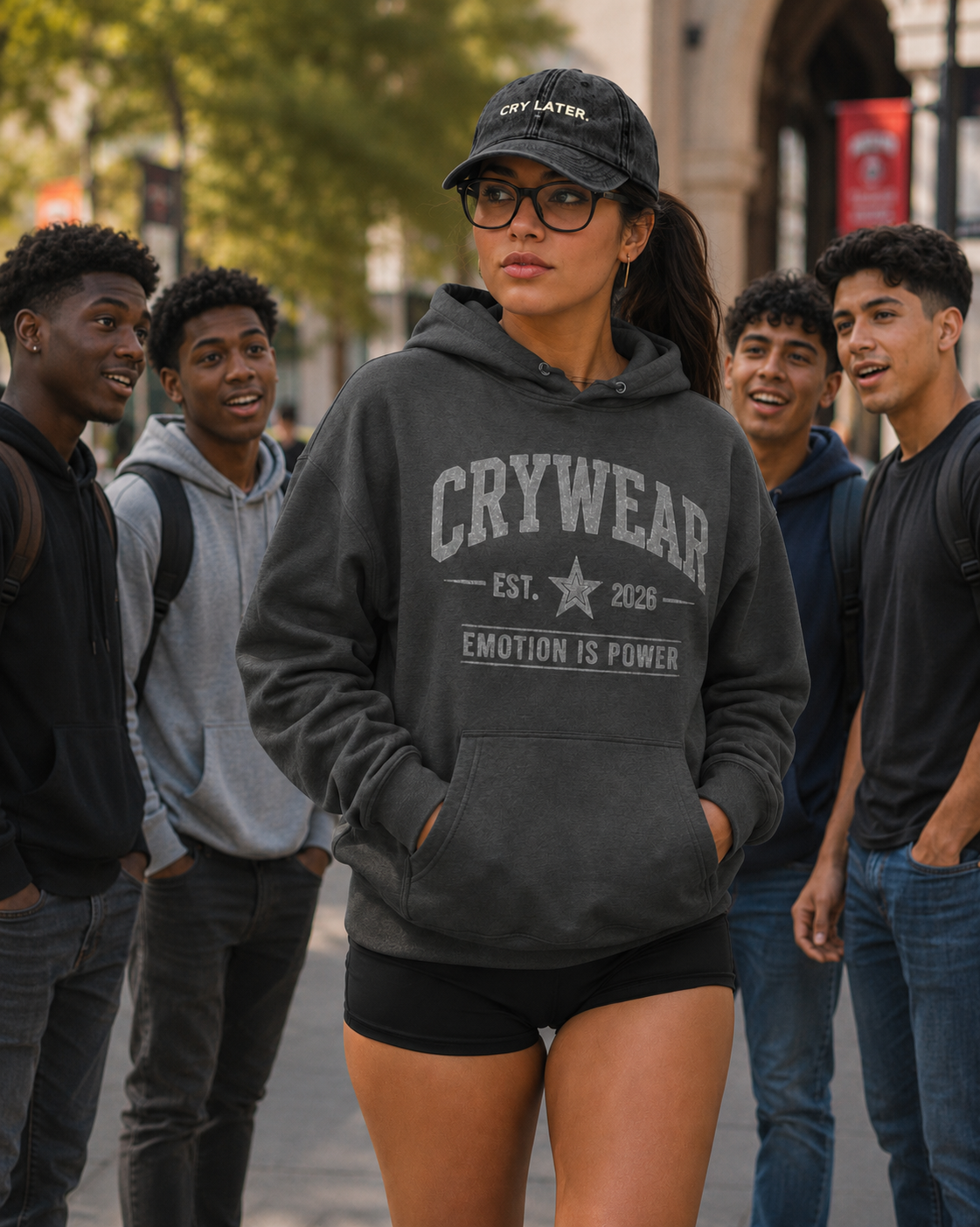 Crywear Emotion Is Power Premium Mid-Weight Unisex Hoodie