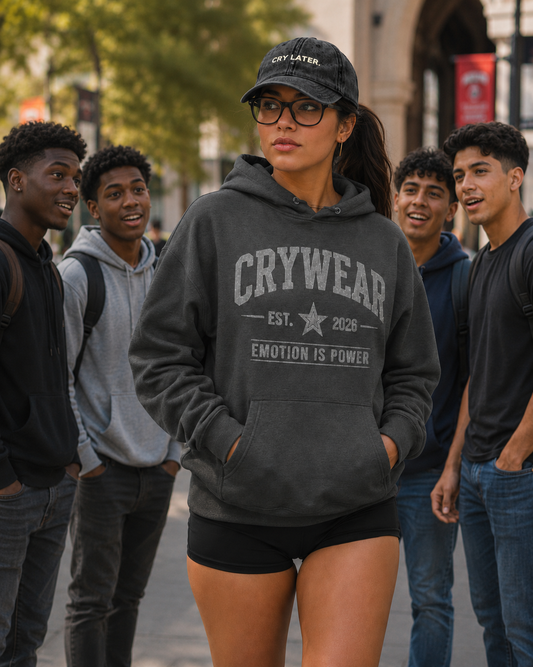 Crywear Emotion Is Power Premium Mid-Weight Unisex Hoodie