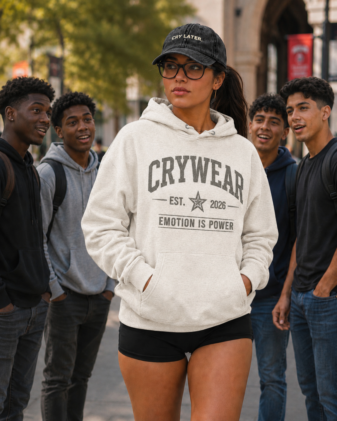 Crywear Emotion Is Power Premium Mid-Weight Unisex Hoodie