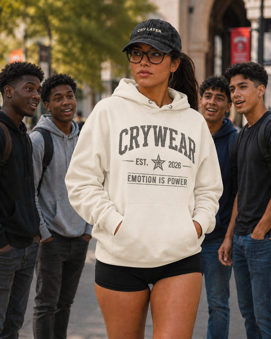 Crywear Emotion Is Power Premium Mid-Weight Unisex Hoodie
