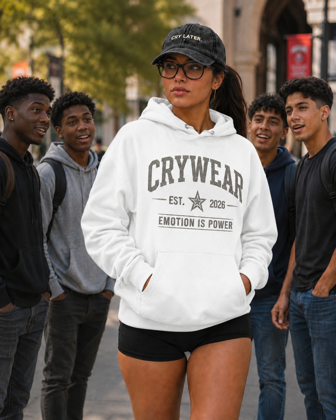 Crywear Emotion Is Power Premium Mid-Weight Unisex Hoodie