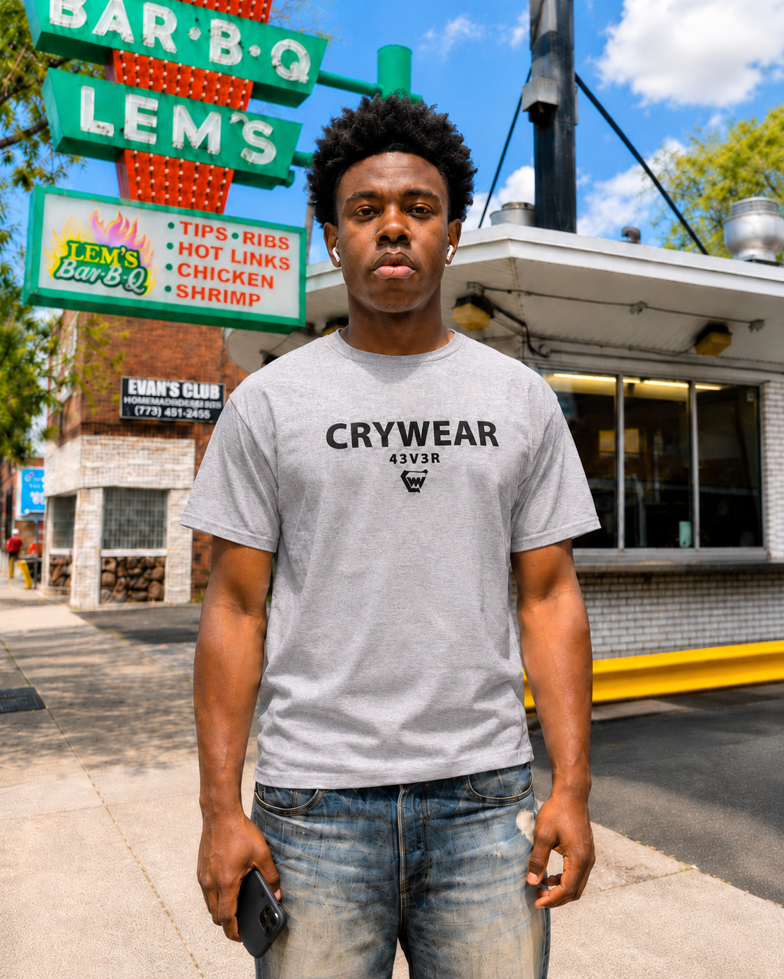 Crywear 43V3R Men’s Heavyweight Tee