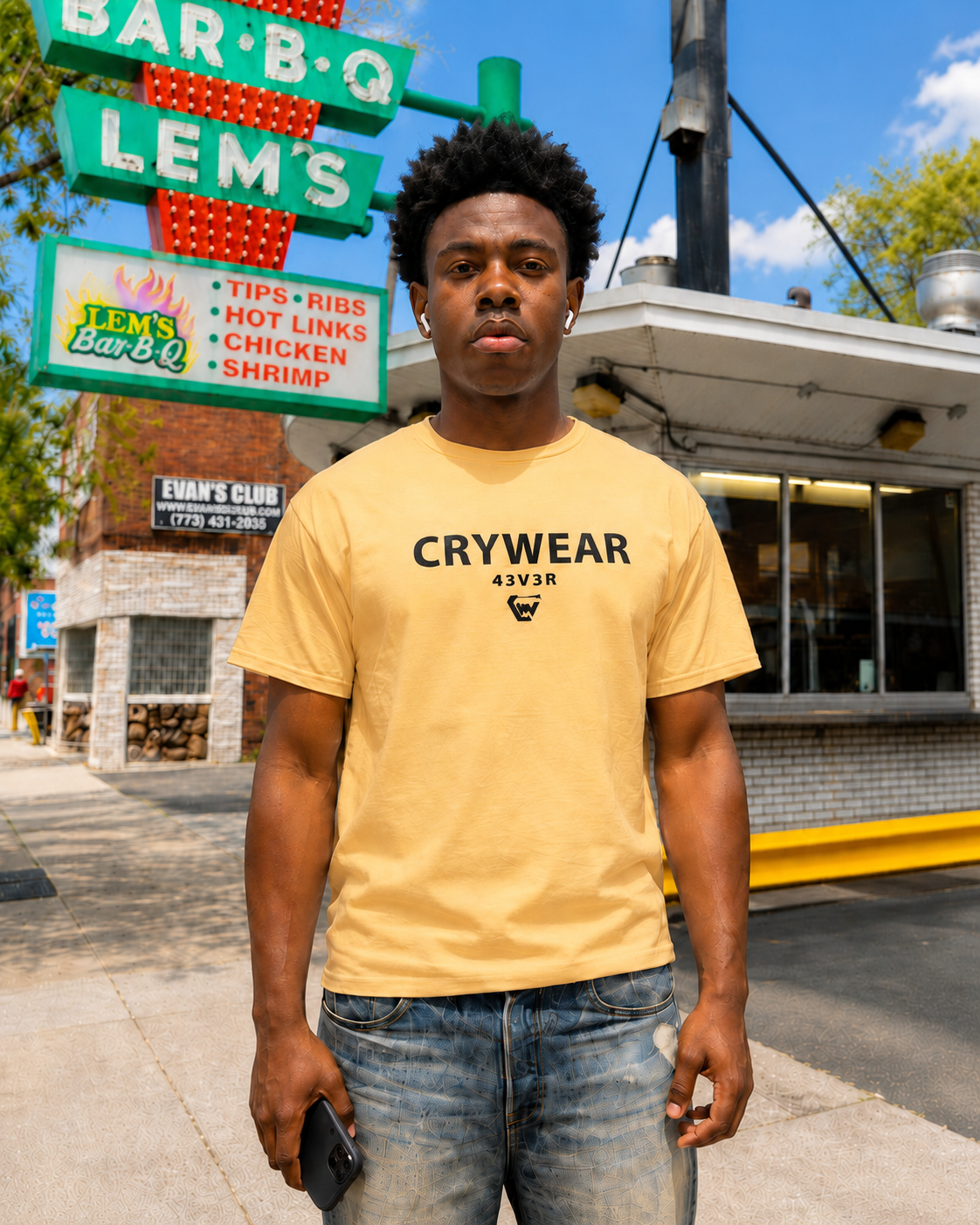 Crywear 43V3R Men’s Heavyweight Tee
