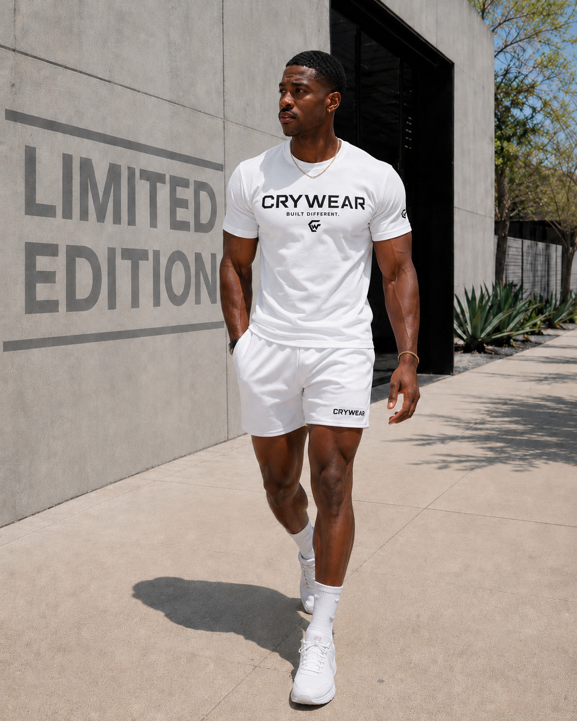 Crywear Built Different Men’s Fitted Tee