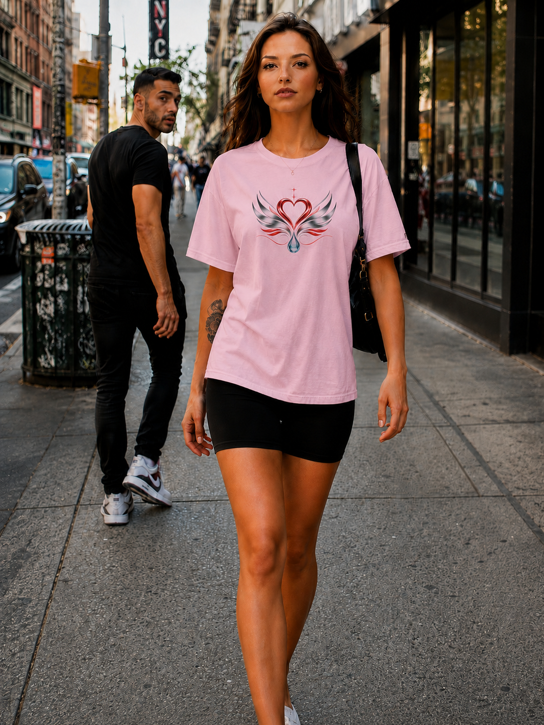 Crywear Heart Wing Unisex Heavyweight Tee