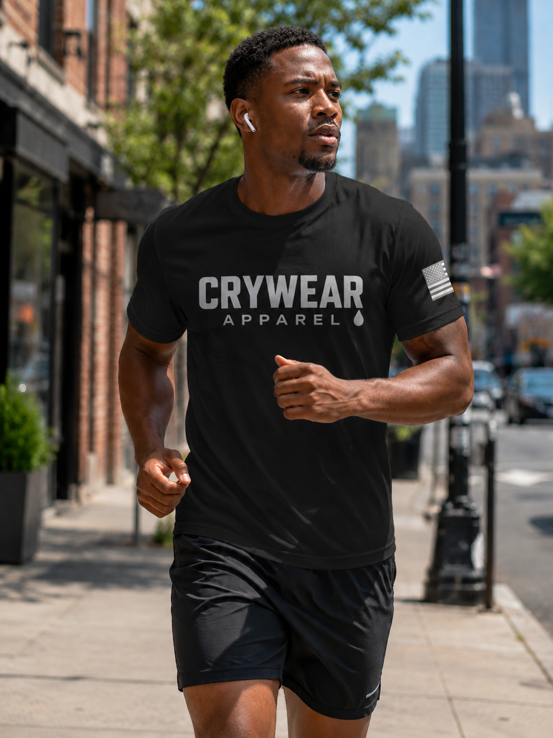 Crywear Apparel Men’s Fitted Tee