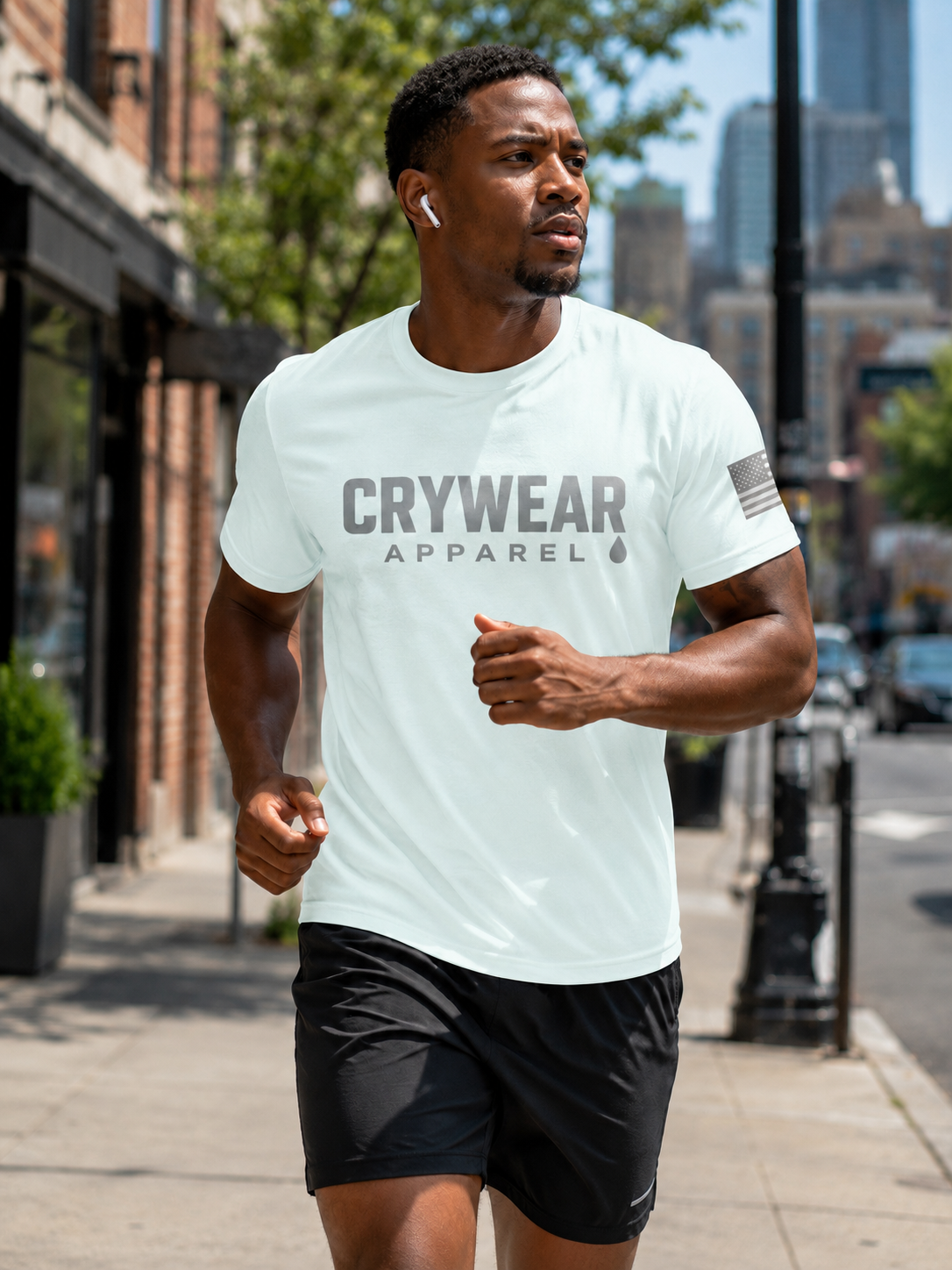 Crywear Apparel Men’s Fitted Tee