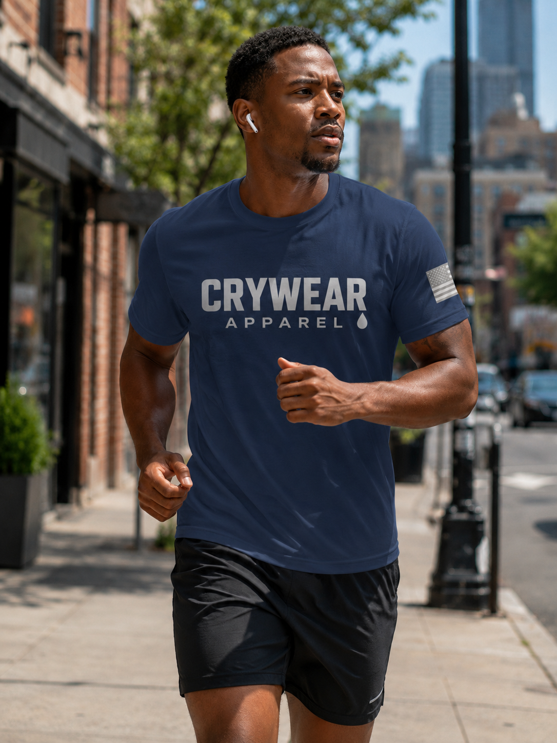 Crywear Apparel Men’s Fitted Tee