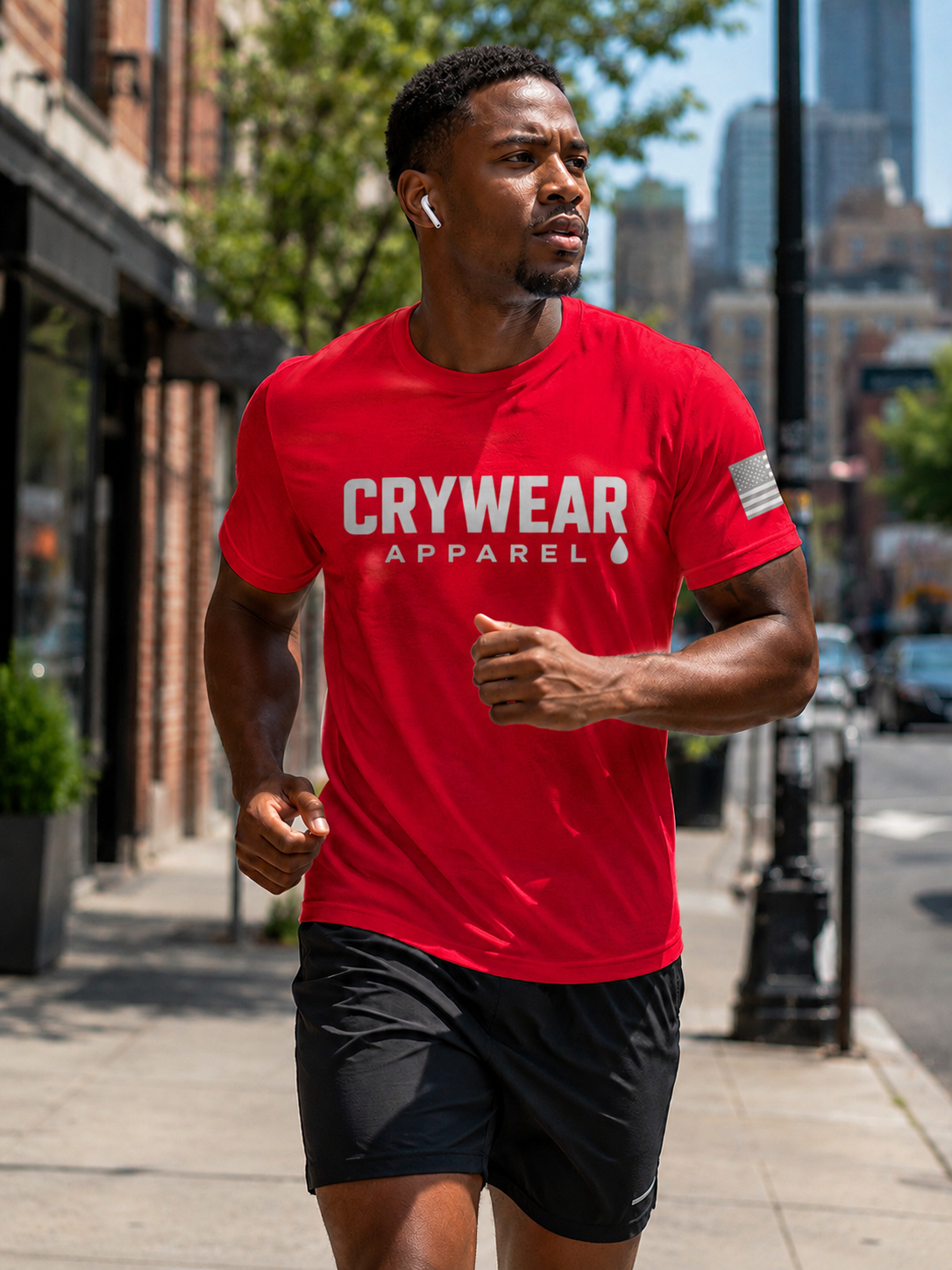Crywear Apparel Men’s Fitted Tee