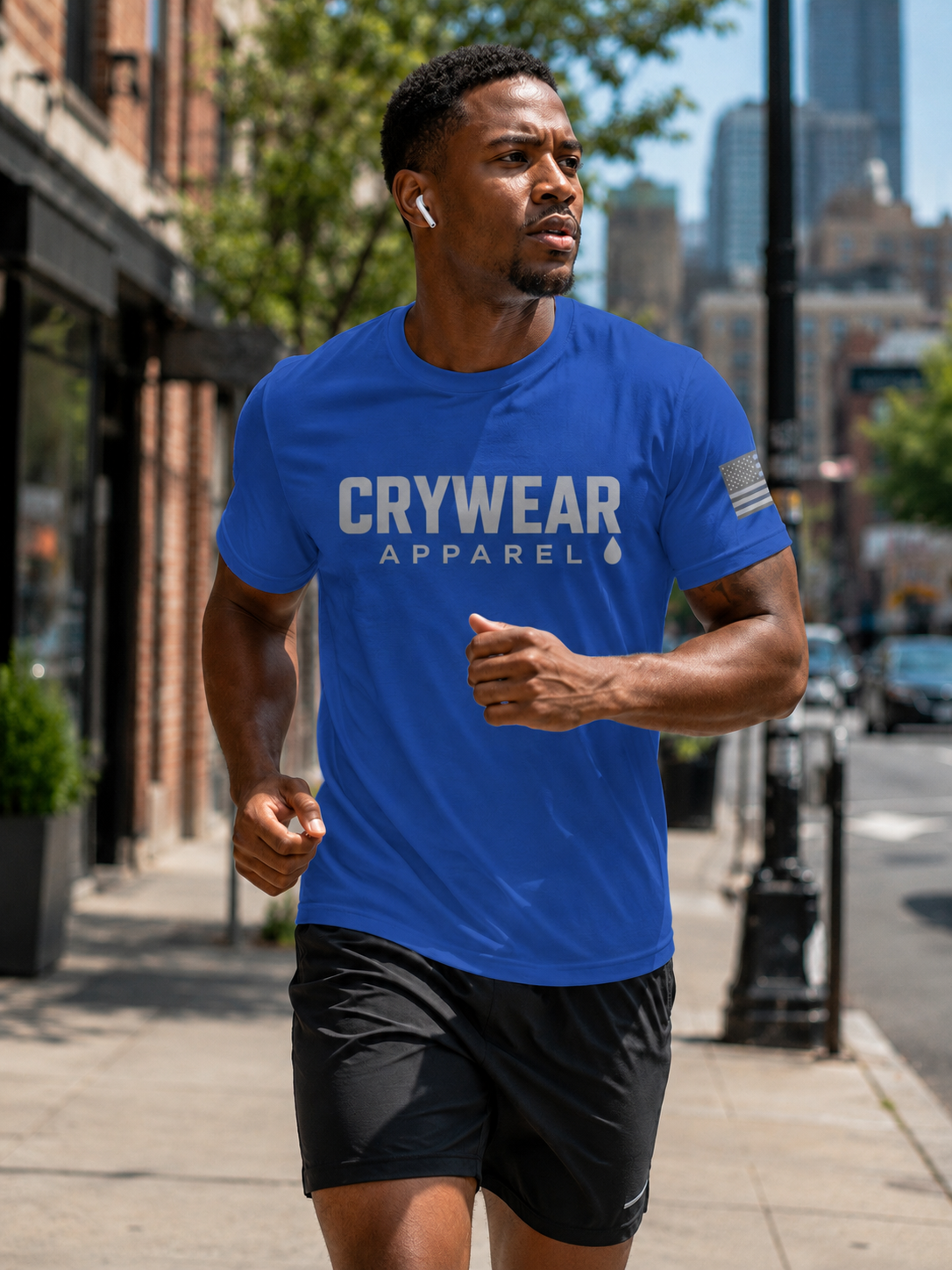 Crywear Apparel Men’s Fitted Tee