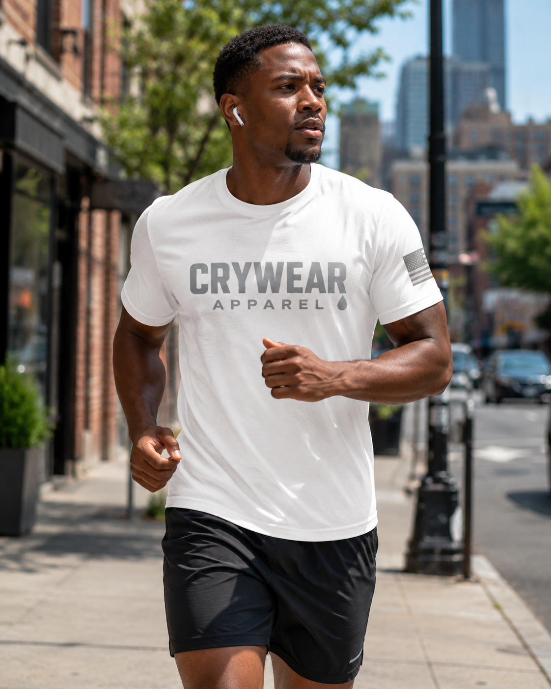 Crywear Apparel Men’s Fitted Tee