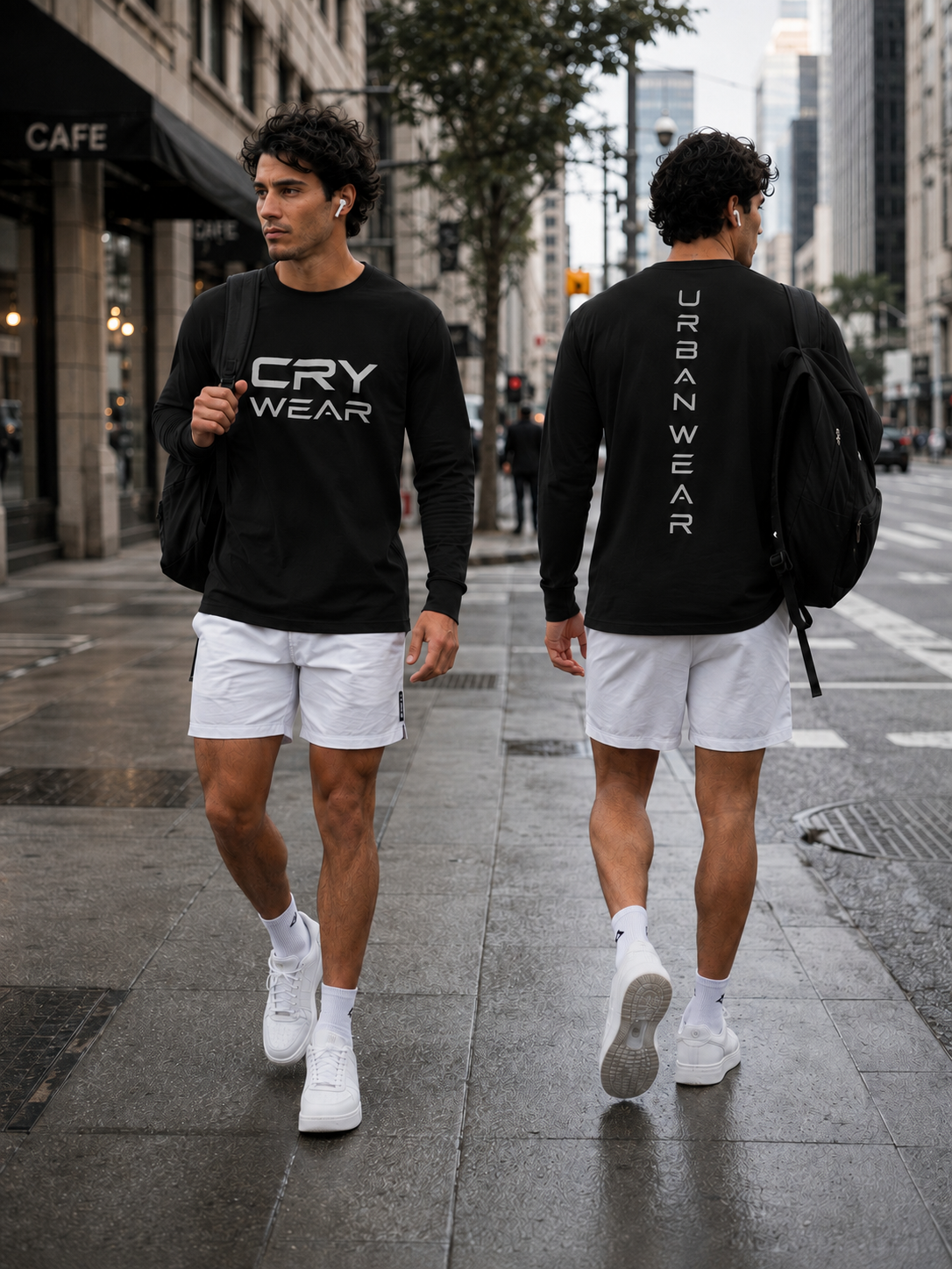 Crywear Urban Wear Heavyweight Long-Sleeve Tee