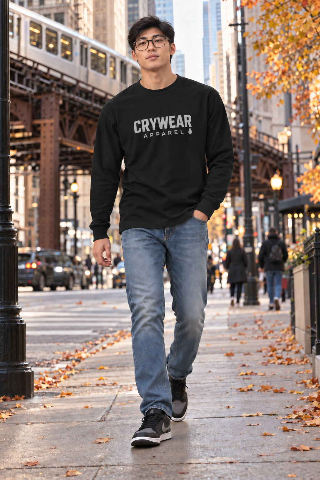 Crywear Essential Heavyweight Long-Sleeve Tee