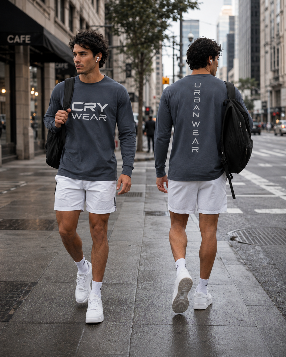 Crywear Urban Wear Heavyweight Long-Sleeve Tee