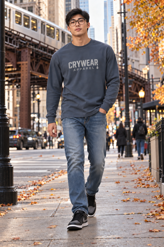Crywear Essential Heavyweight Long-Sleeve Tee