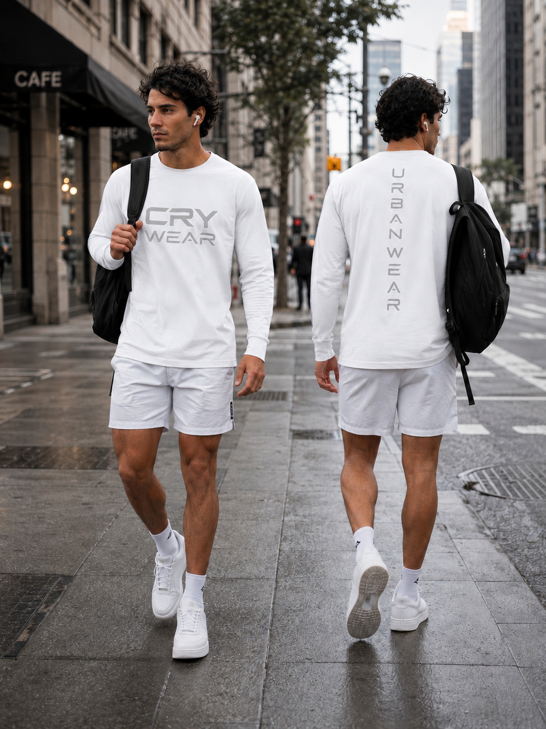 Crywear Urban Wear Heavyweight Long-Sleeve Tee