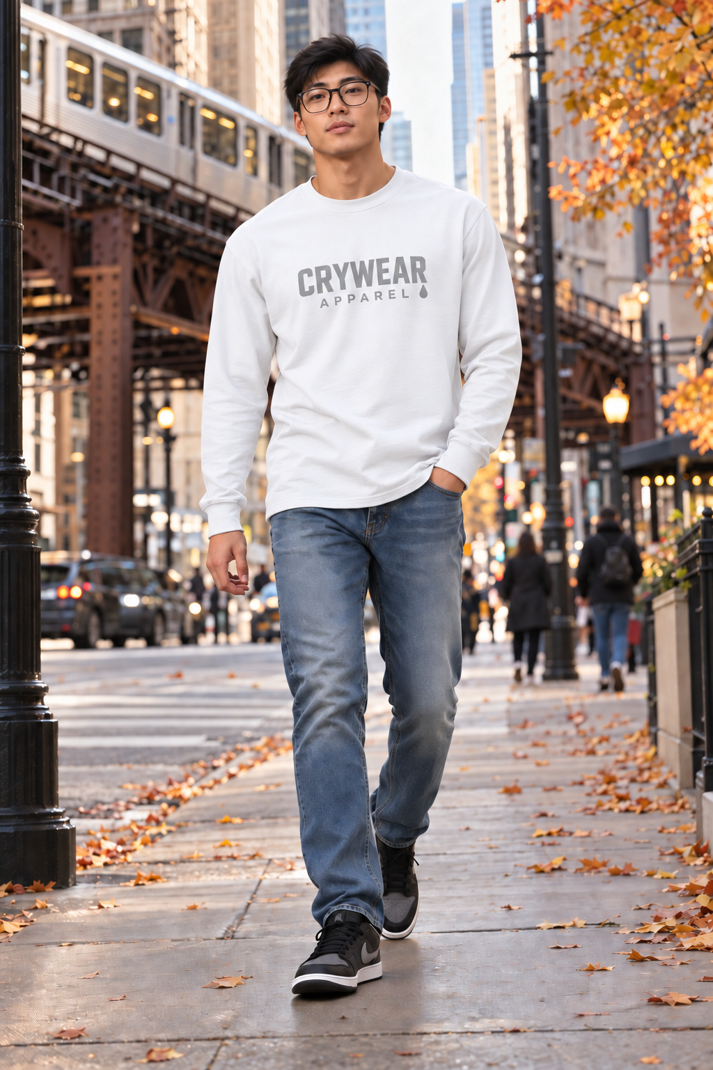 Crywear Essential Heavyweight Long-Sleeve Tee