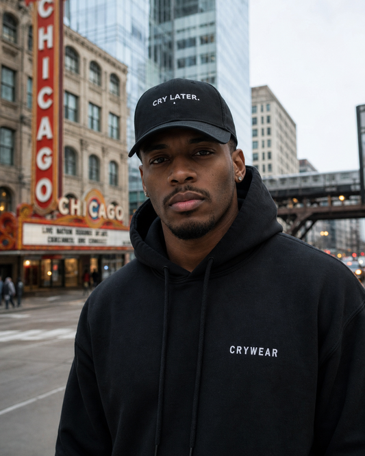 Cry Later Organic Cotton Baseball Cap