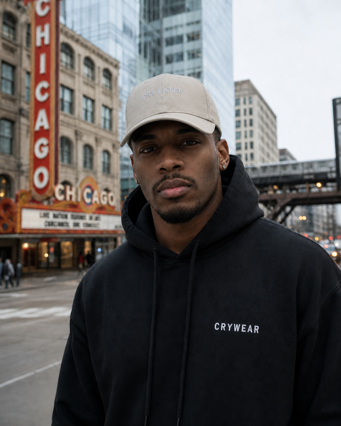 Cry Later Organic Cotton Baseball Cap