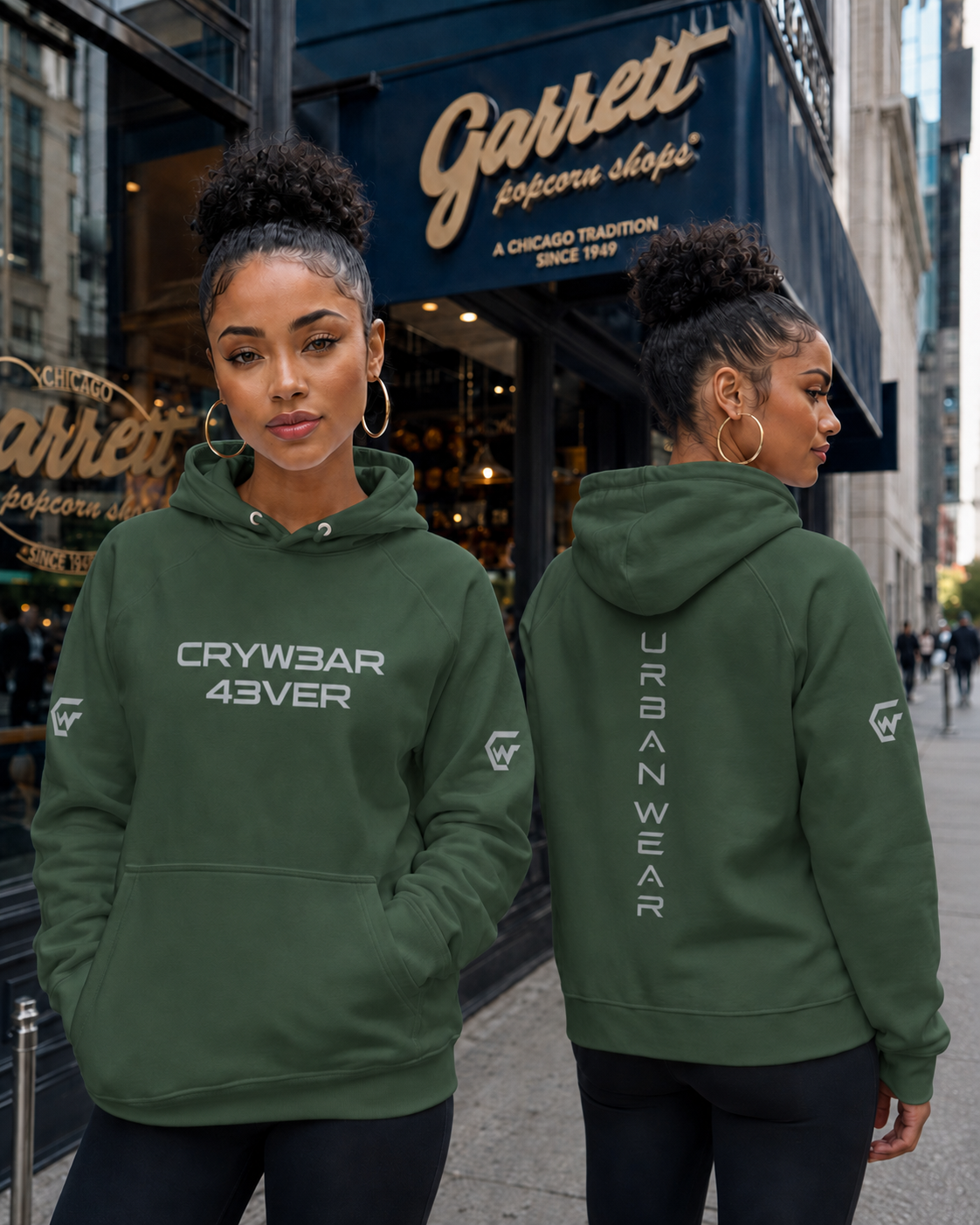 CRYW3AR 43VER Eco Raglan Hoodie
