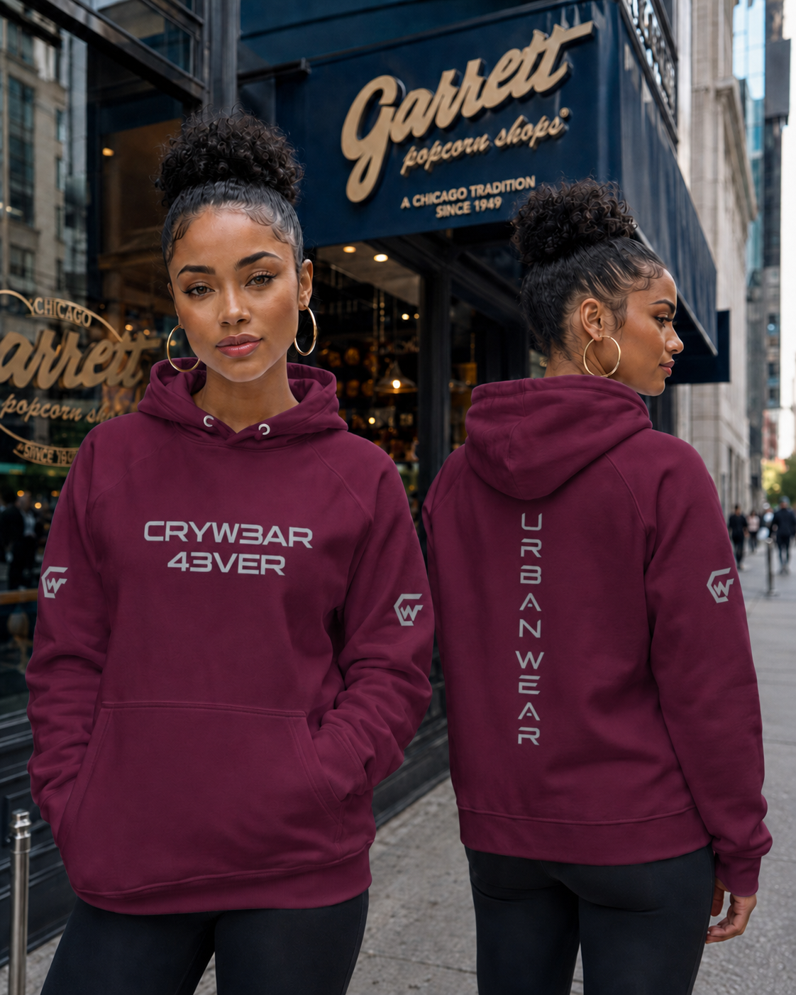 CRYW3AR 43VER Eco Raglan Hoodie