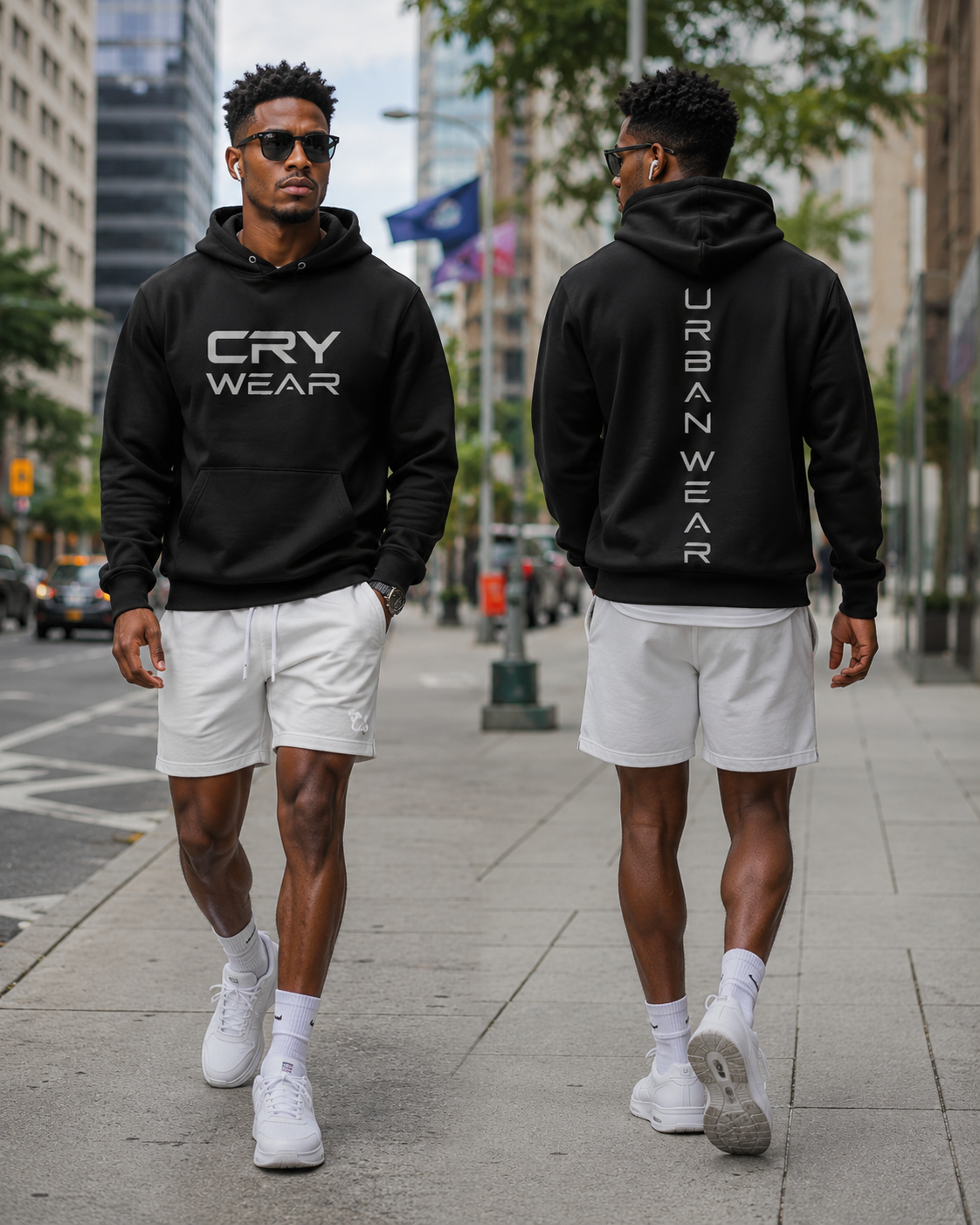 Crywear Urban Wear Premium Organic Heavyweight Hoodie