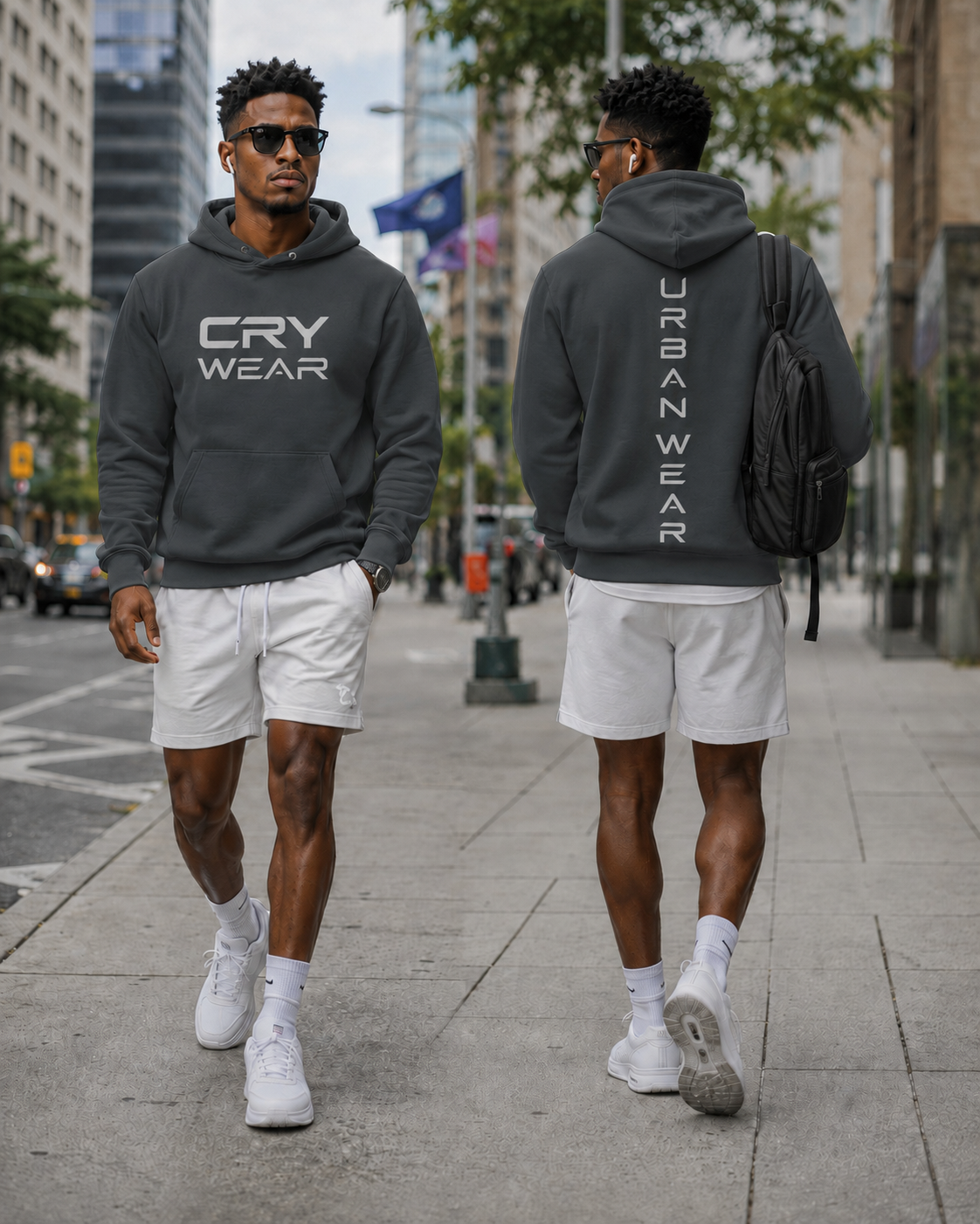 Crywear Urban Wear Premium Organic Heavyweight Hoodie