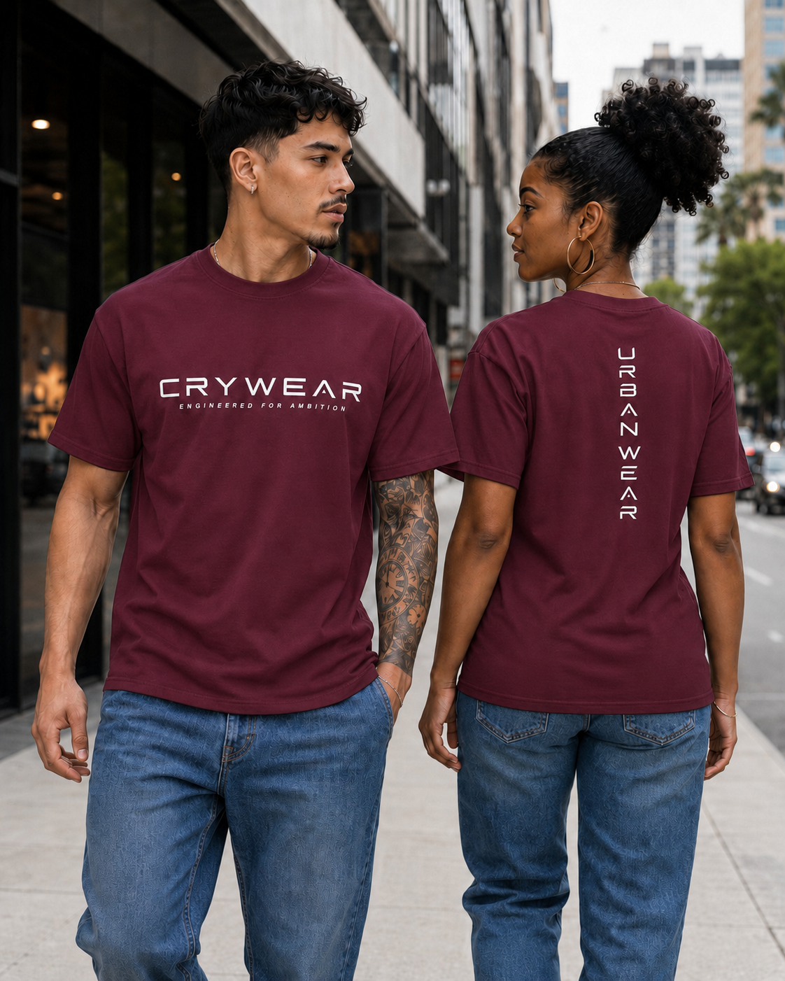 Crywear Engineered for Ambition Urban Wear Tee