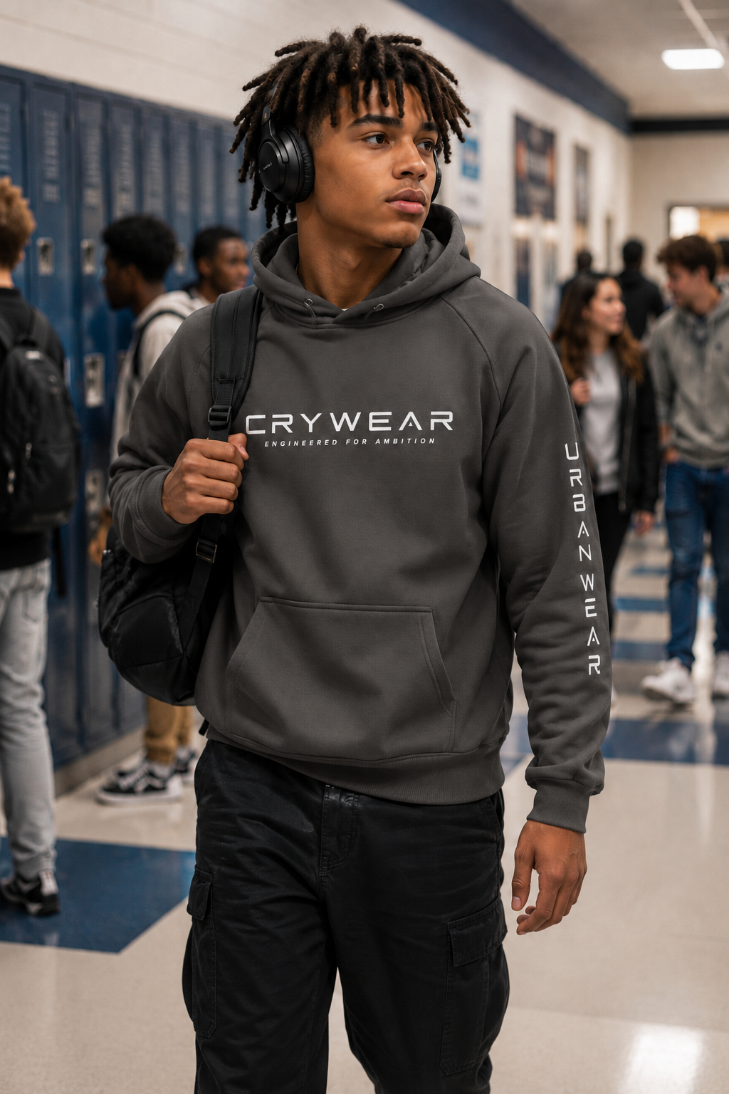Crywear Engineered for Ambition Super Heavyweight Hoodie (unisex)