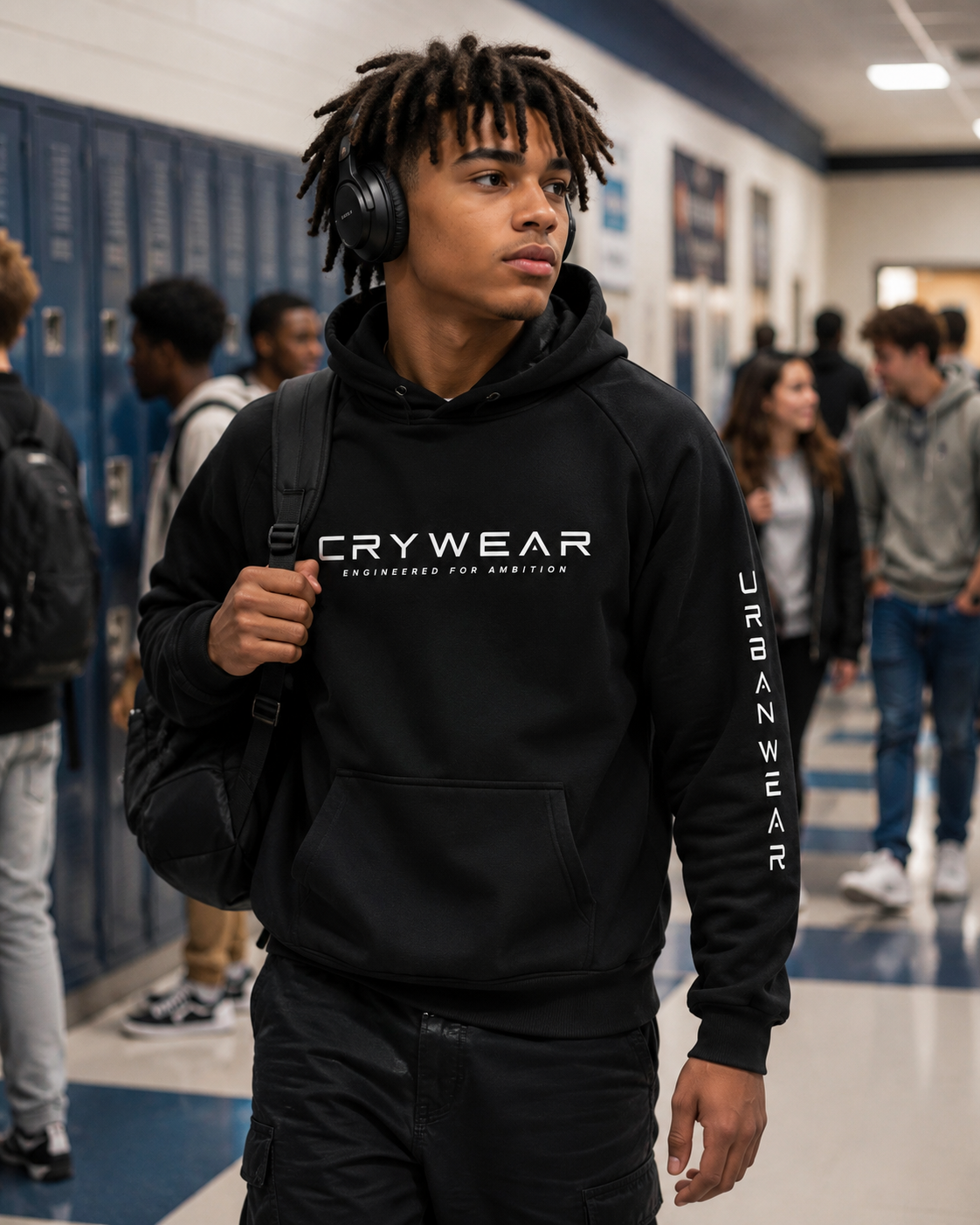 Crywear Engineered for Ambition Super Heavyweight Hoodie (unisex)