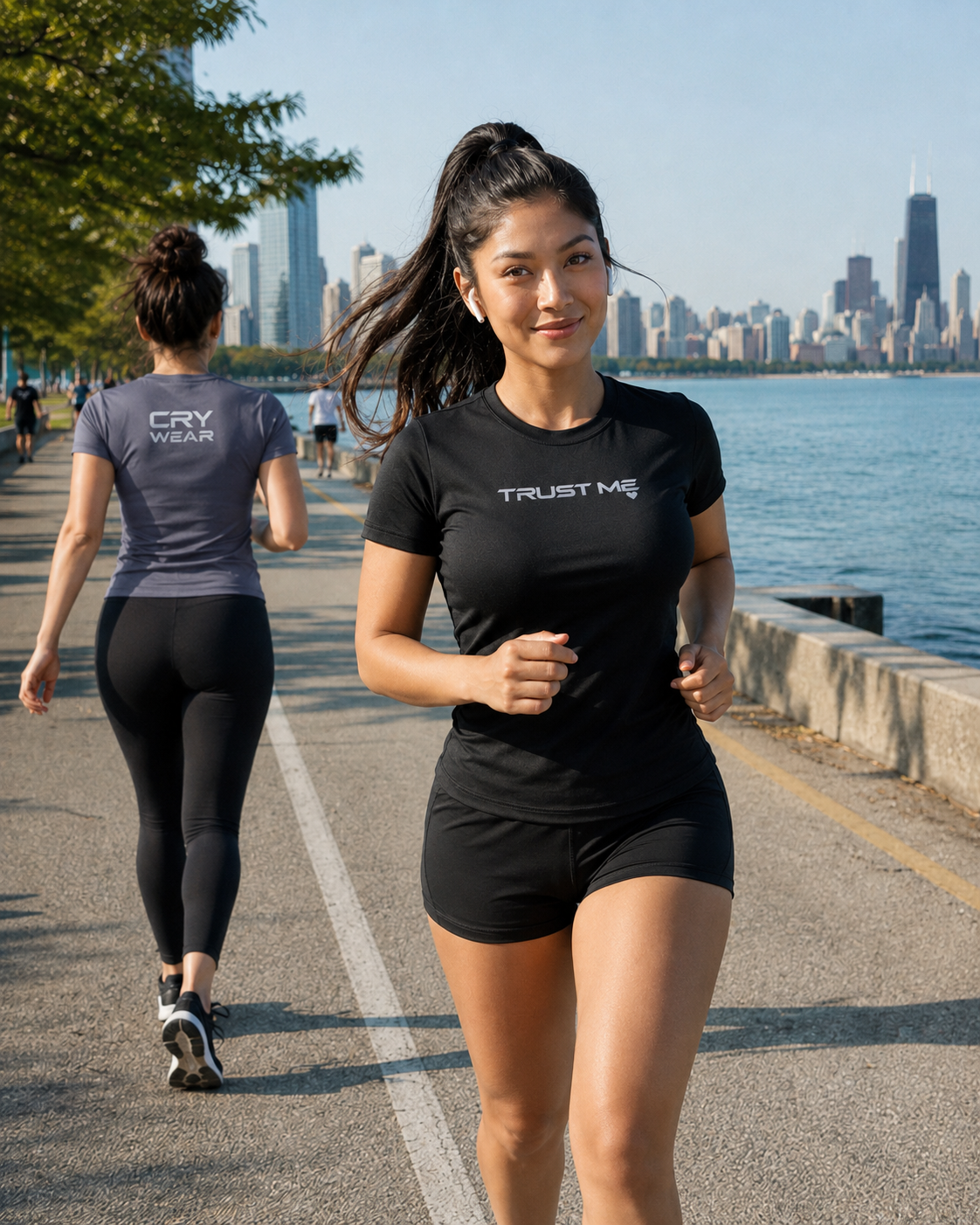 Crywear Women’s “Trust Me” Fitted Performance Tee