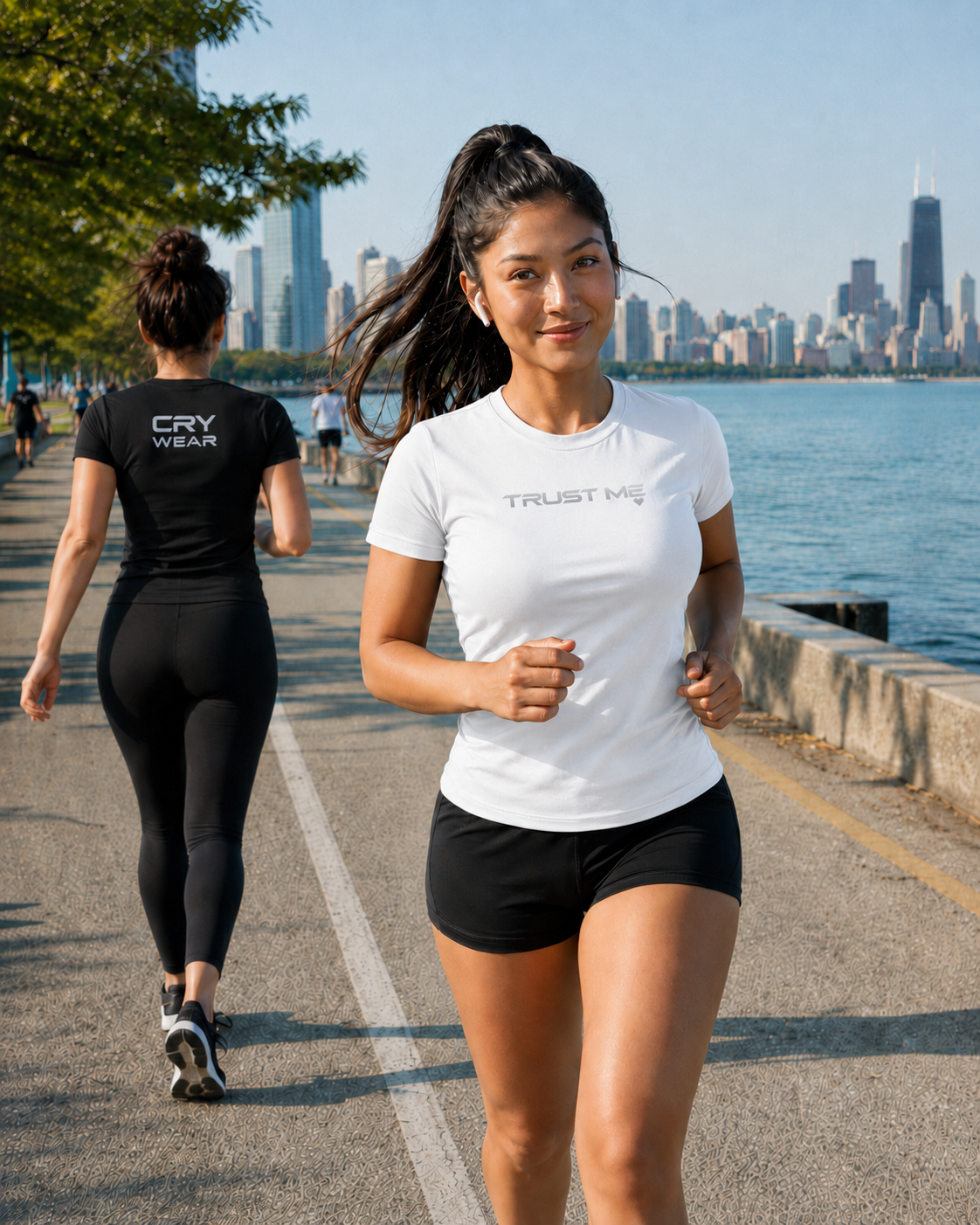 Crywear Women’s “Trust Me” Fitted Performance Tee